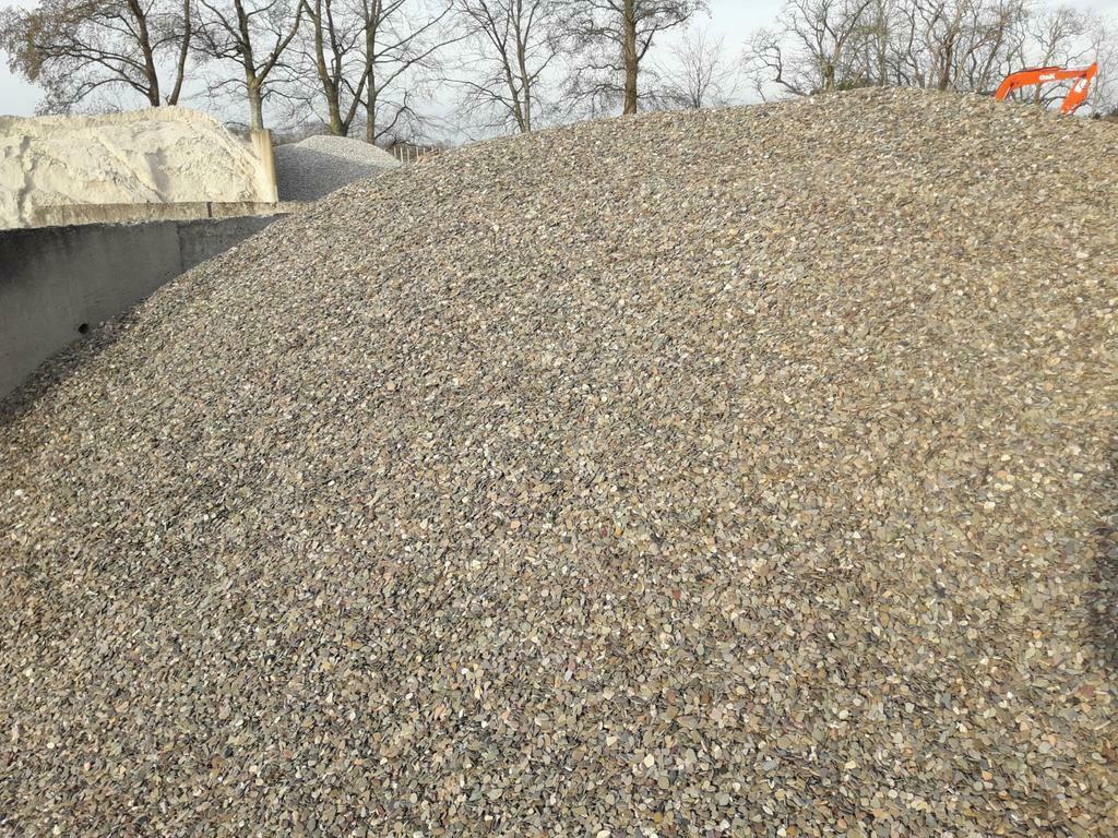 Flagcorn grind 6/22 mm, Tuin en Terras, Grind, Keien en Split, Ophalen, Zo goed als nieuw, Overige materialen, Grind