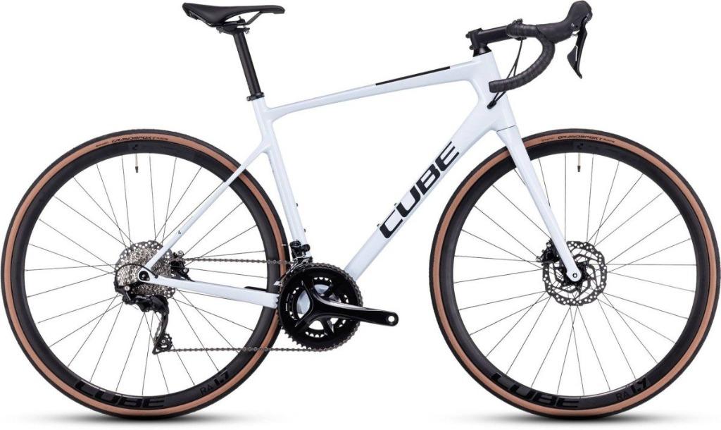 Cube Attain GTC Race Flashwhite/black 60 cm SUPER ACTIE, Fietsen en Brommers, Fietsen | Racefietsen, Overige merken, 28 inch, Carbon