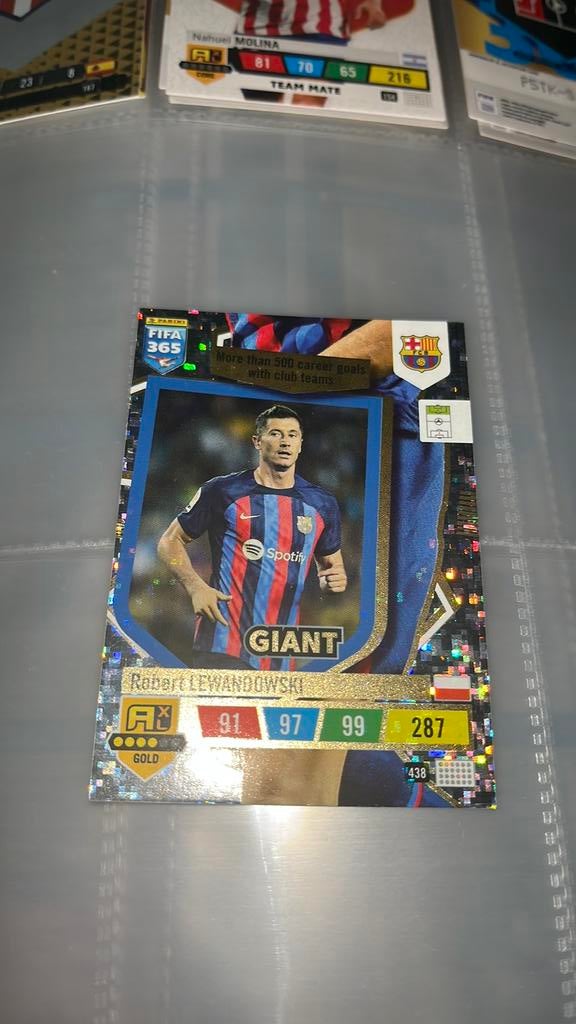 Robert lewandowski #438, Verzenden, Zo goed als nieuw, Plaatje