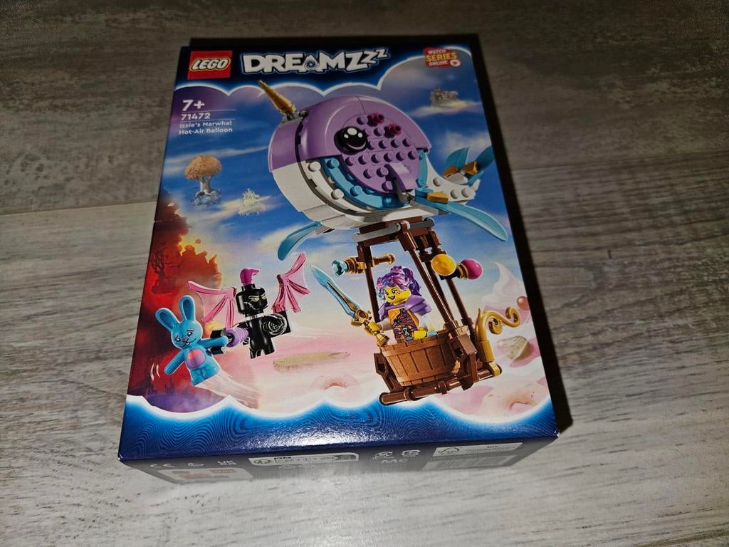 Lego Dreamzzz 71472 Izzie's Narwhal Hot-Air Balloon nieuw, Ophalen of Verzenden, Nieuw, Complete set, Lego