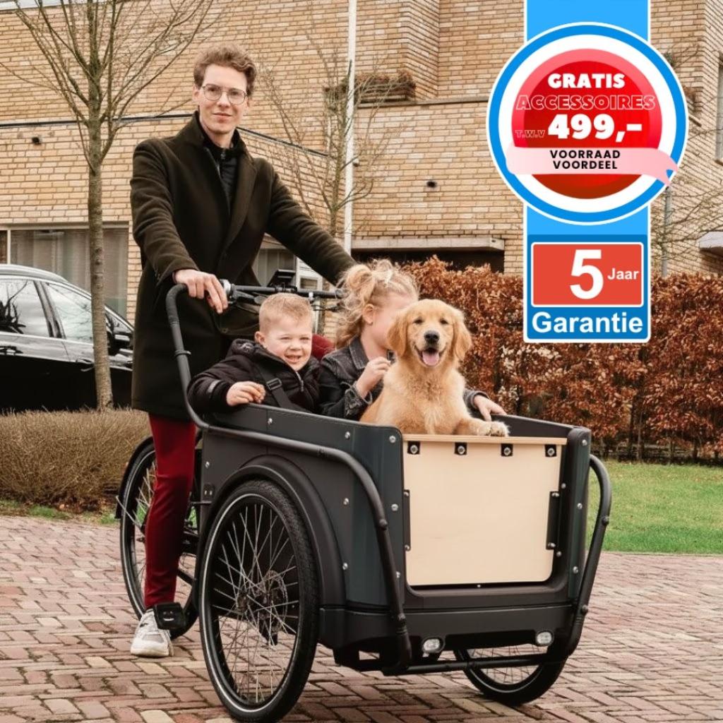 Royal Cargo Bike elektrische bakfiets Nederlandse bakfietsen