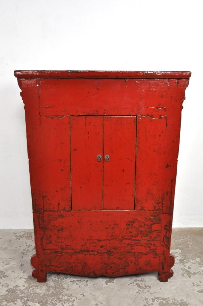 Antieke Chinese kast China cabinet vintage halkast, Ophalen of Verzenden, Gebruikt