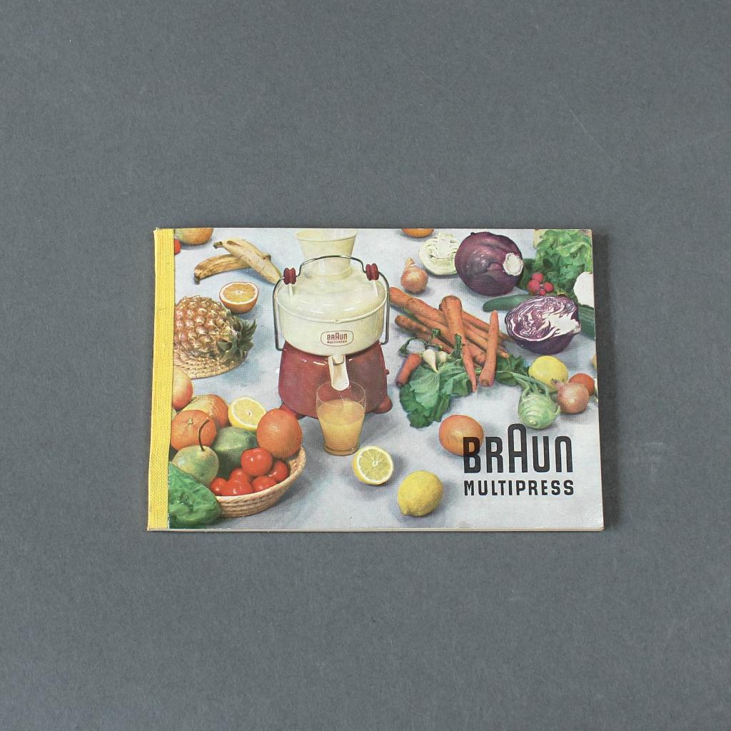 Braun multi press MP2, 1954, vintage documentatie, Ophalen of Verzenden, Nieuw