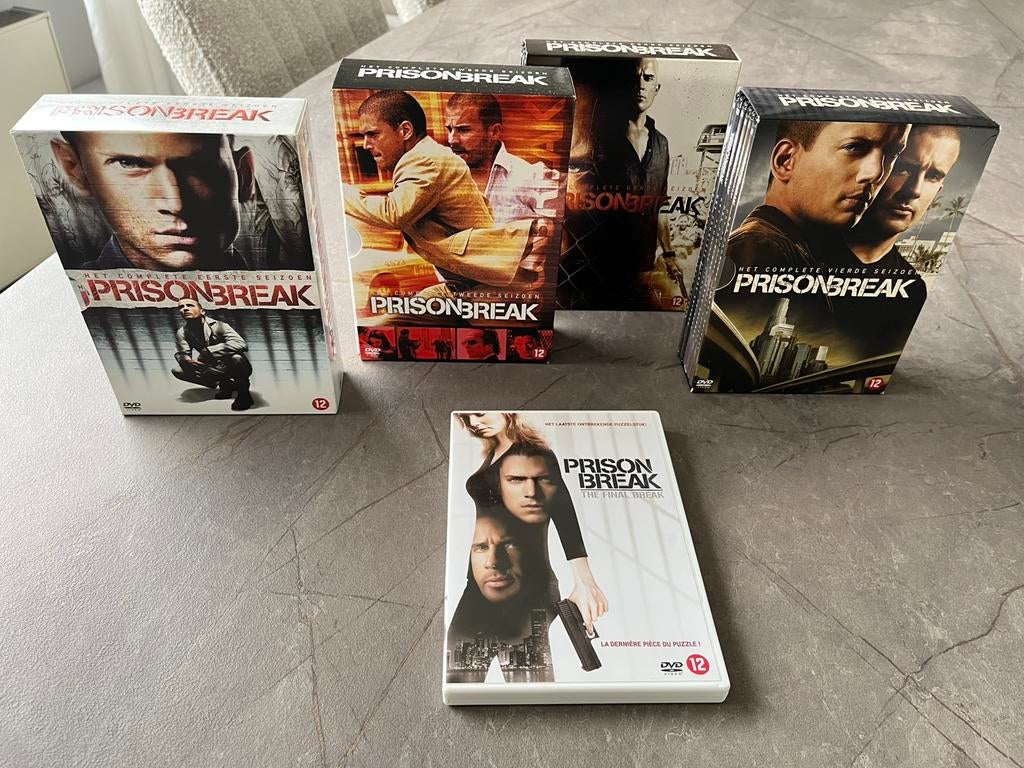 Prison Break dvd boxen compleet, Ophalen, Boxset, Zo goed als nieuw, Actie en Avontuur