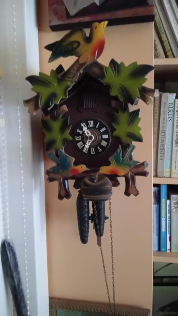 Mooie koekoeksklok., Ophalen, Zo goed als nieuw, Wandklok