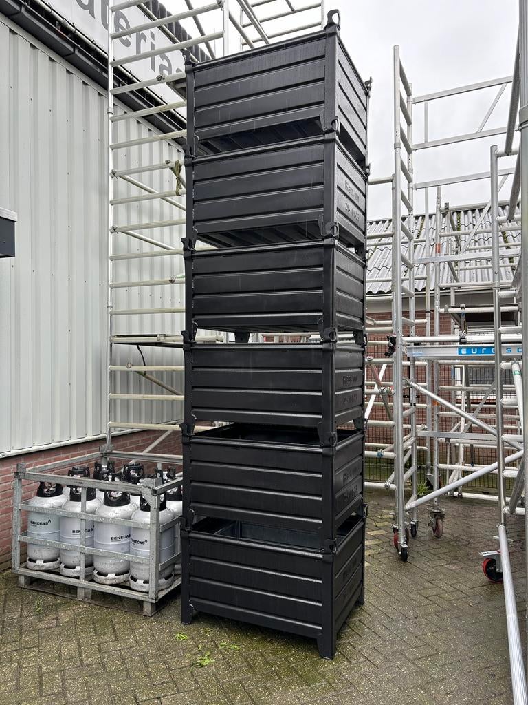 Eurobox stapelbakken tbv steigermaterialen, lichtmasten,, Ophalen, Nieuw, Overige typen, Minder dan 2 meter