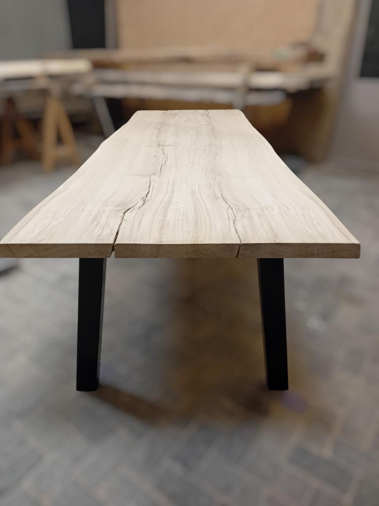 Boomstam tafel | Boomstamtafel | Eiken l massief, Ophalen, Tafel en meer, Info@tafelenmeer.nl, Eikenhout