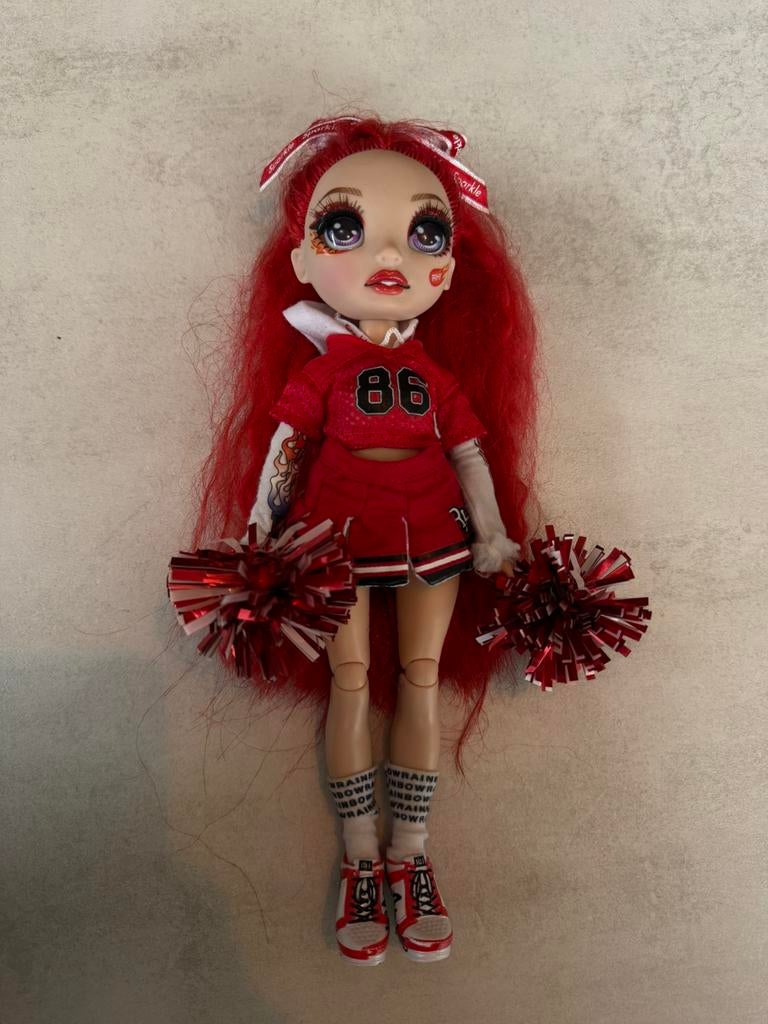 Rainbow high cheerleader, Ophalen of Verzenden, Gebruikt, Fashion Doll