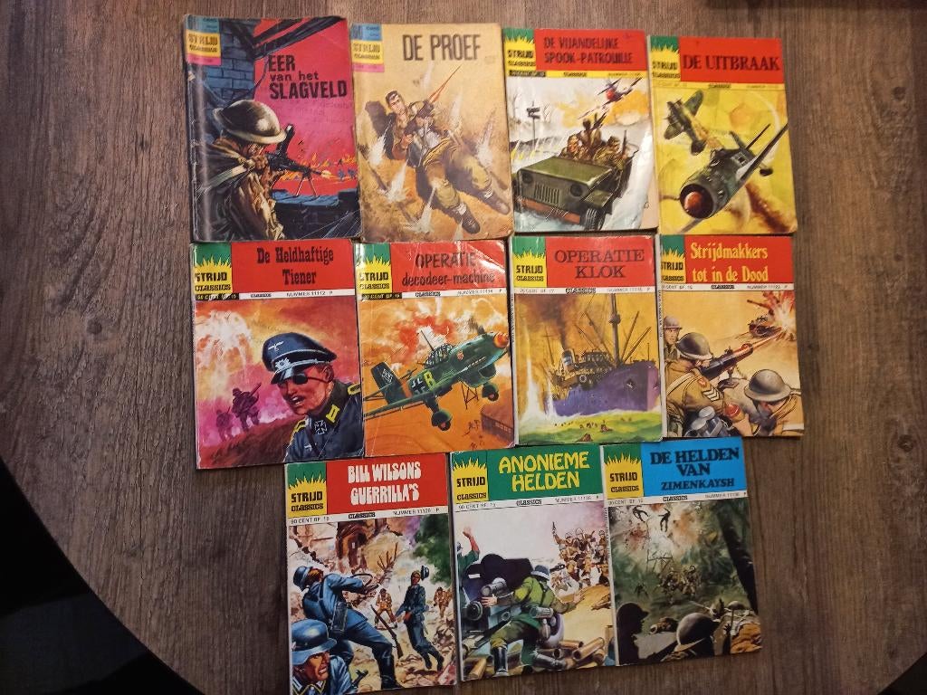11 strijd classics, Boeken, Stripboeken, Gelezen, Diverse, Ophalen of Verzenden, Meerdere stripboeken