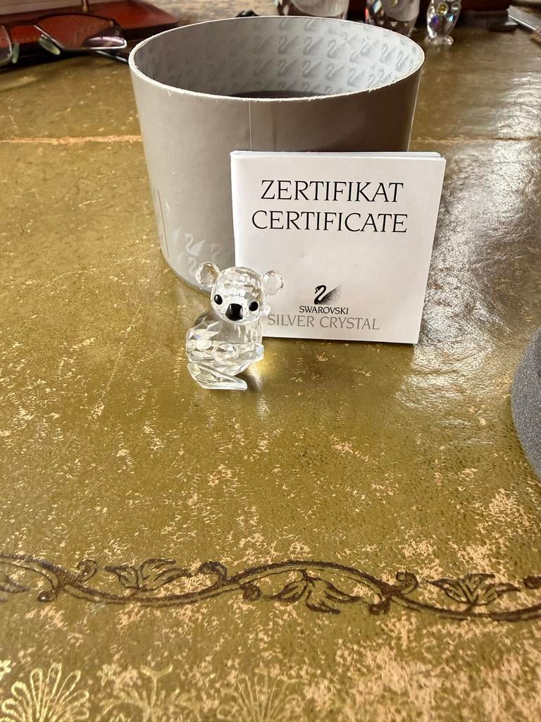 Swarovski Koala Beertje met Doos & Certificaat, Antiek en Kunst, Antiek | Glas en Kristal, Ophalen of Verzenden