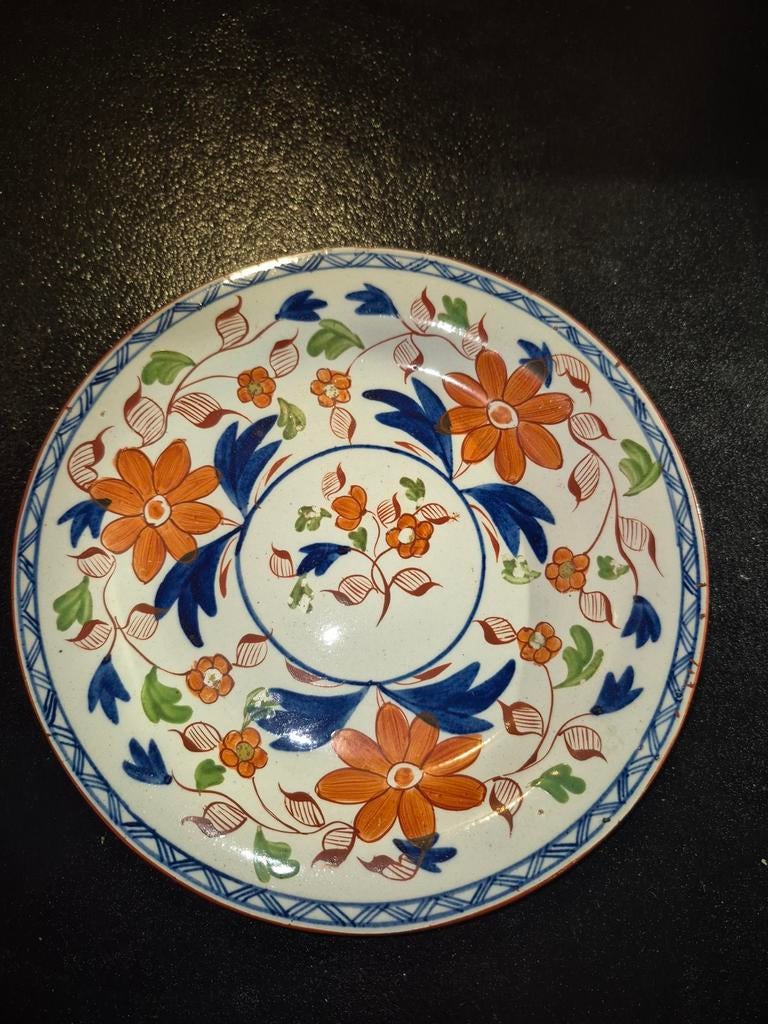 Delfts Imari Bord, 18e Eeuw, Antiek en Kunst, Ophalen of Verzenden