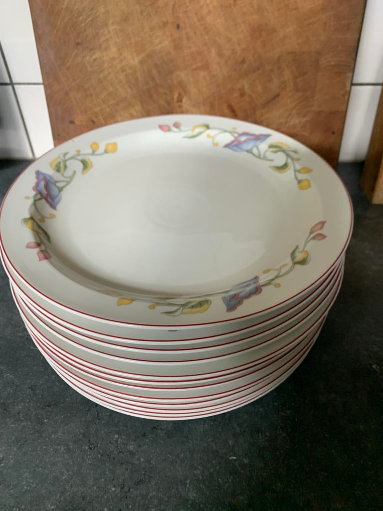 Set van 12 Colditz Borden - Duitsland, Ophalen, Zo goed als nieuw, Bord(en), Overige stijlen