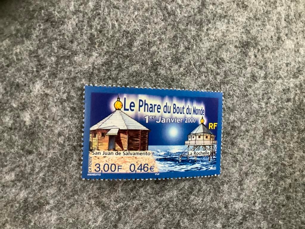 Postzegel Frankrijk 2000 le phare du bout du monde postfris, Ophalen of Verzenden, Postfris
