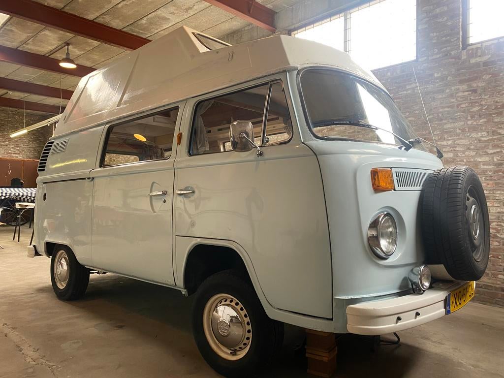 Volkswagen VW T2 Camper met vast verhoogd dak 1978, Reservewiel, Volkswagen, Tot en met 2, Handgeschakeld