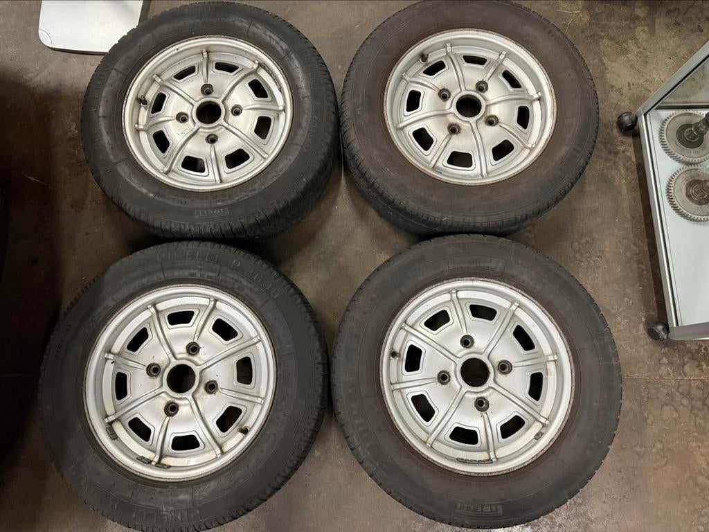 Te koop: mooie set Pedrini velgen voor PORSCHE 914-4, Ophalen of Verzenden