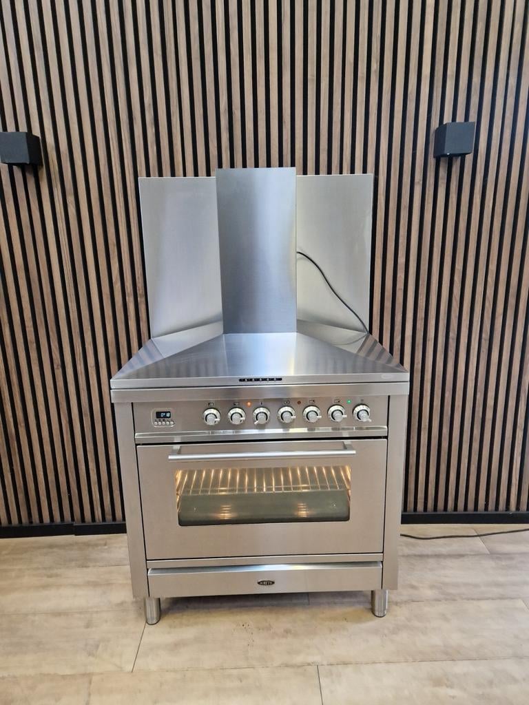 Z.G.A.N Boretti Keramisch incl. Afzuigkap (Gratis bezorgt), 5258sh, 60 cm of meer, Keramisch, Ophalen of Verzenden