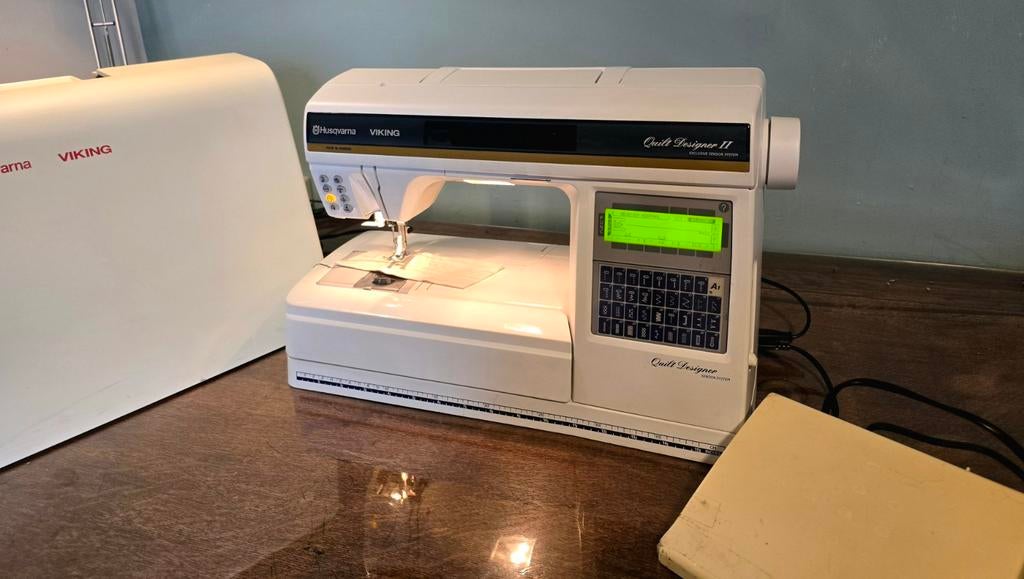 Husqvarna Viking Quilt Designer II - Zeer Goed!, Hobby en Vrije tijd, Naaimachines en Toebehoren, Ophalen, Zo goed als nieuw, Naaimachine
