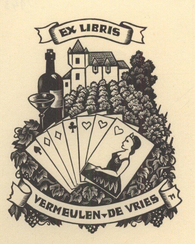 1260 Ex Libris Nederland : Thijs Mauve, 1943, Verzenden