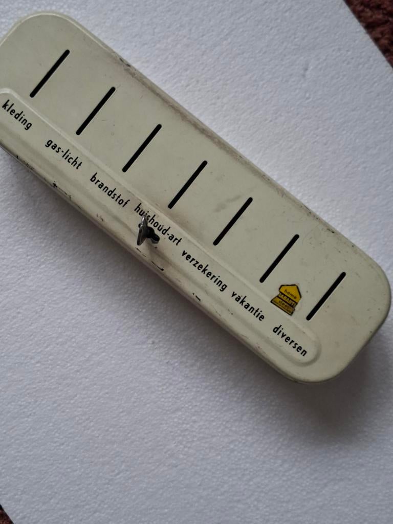 Vintage Brabantia Spaardoos i, Ophalen of Verzenden, Gebruikt