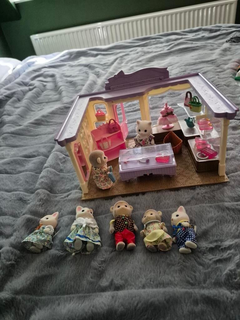 Sylvanian Families Boutique met Apen- en Muisjesfamilie, Ophalen of Verzenden, Gebruikt, Overige typen