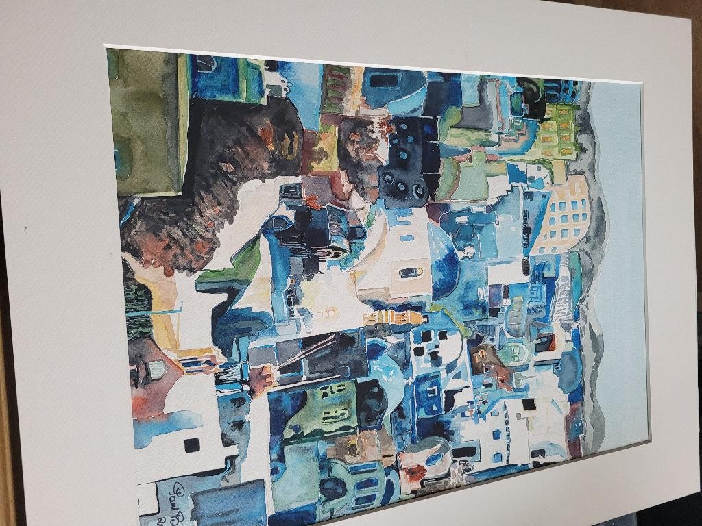 Watercllor Paul Barbert 35x50, Ophalen of Verzenden