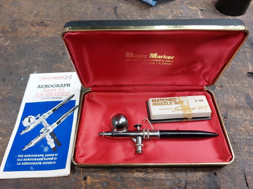 Vintage Devilbiss Magic Marker Airbrush Super 63, Hobby en Vrije tijd, Ophalen of Verzenden