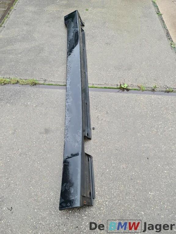 Sideskirt L black sapphire metallic BMW E60 E61 51130150277, Gebruikt, Ophalen of Verzenden, BMW, BMW
