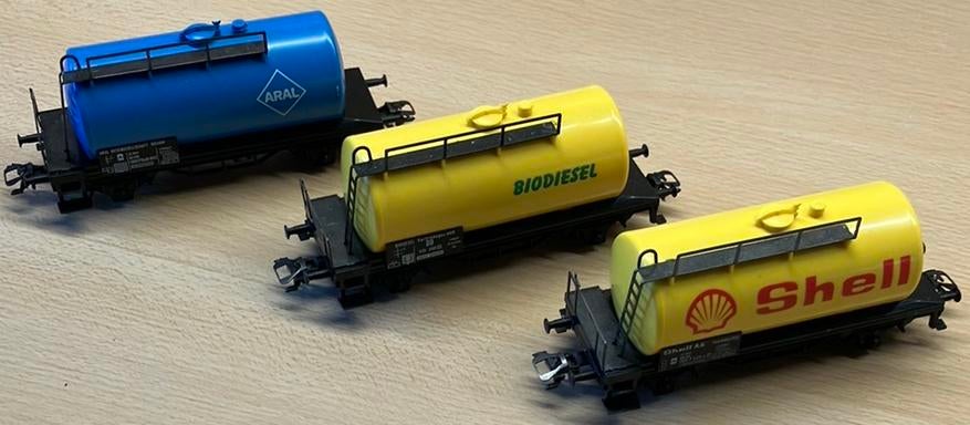 3 Märklin ketelwagons DB, Hobby en Vrije tijd, Modeltreinen | H0, Wisselstroom, Wagon, Ophalen of Verzenden, Zo goed als nieuw