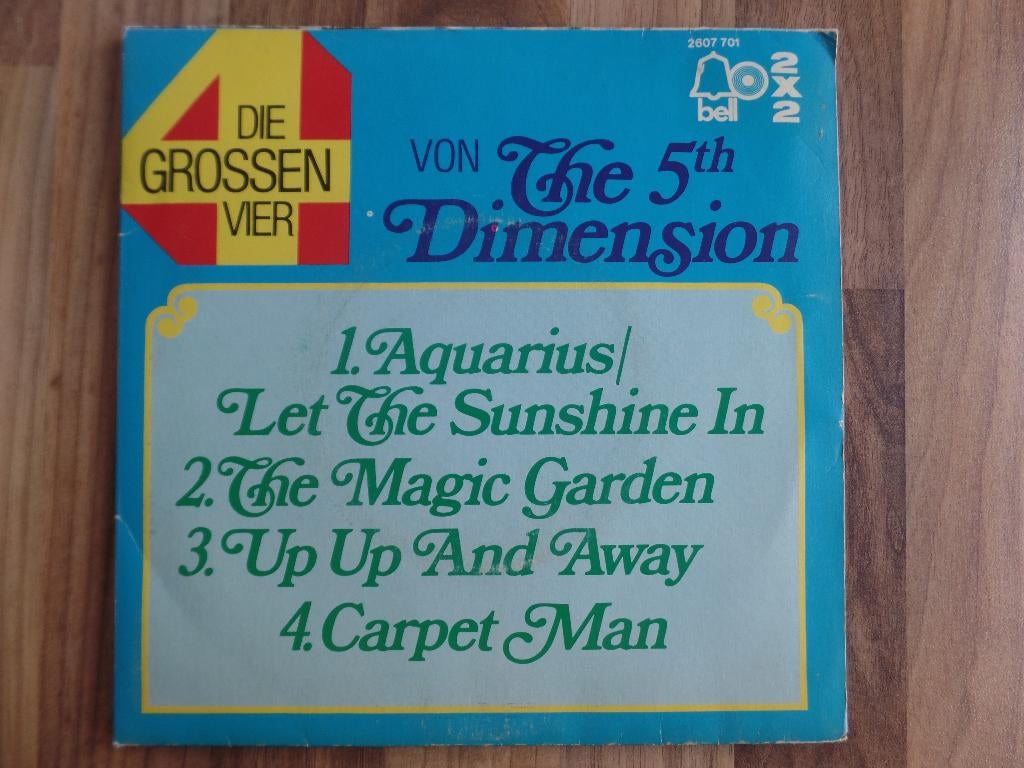 2x single The 5th Dimension ‎– Aquarius / Let The Sunshine*, Ophalen of Verzenden, Gebruikt, 7 inch, Pop