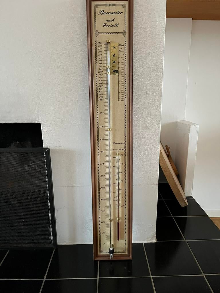 Barometer Torricelli, Audio, Tv en Foto, Weerstations en Barometers, Ophalen, Zo goed als nieuw, Barometer