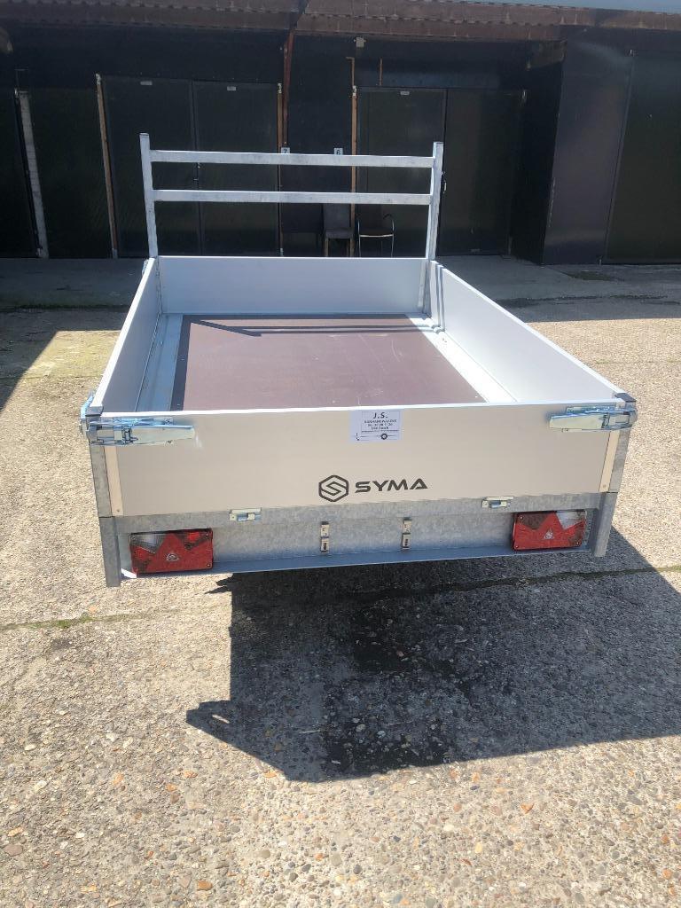 SYMA nieuwe enkelas plataeuwagen ongeremd.rijbewijs b AKTIE., Auto diversen, Aanhangers en Bagagewagens, Ophalen, Nieuw