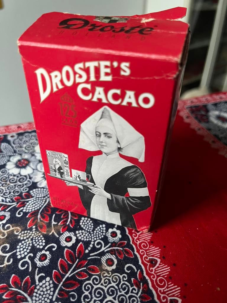 Droste Verpakking, Verzamelen, Blikken, Ophalen of Verzenden, Gebruikt, Overige, Droste