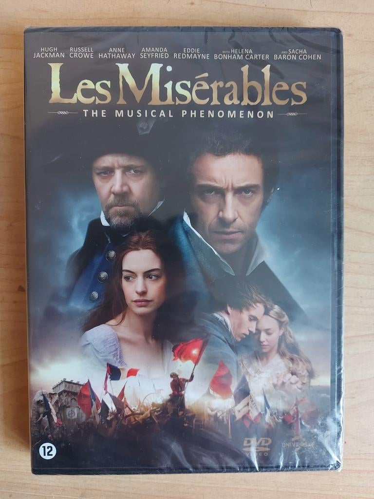 Les Miserables - Hugh Jackman nieuw in plastic, Alle leeftijden, Ophalen of Verzenden, Nieuw in verpakking