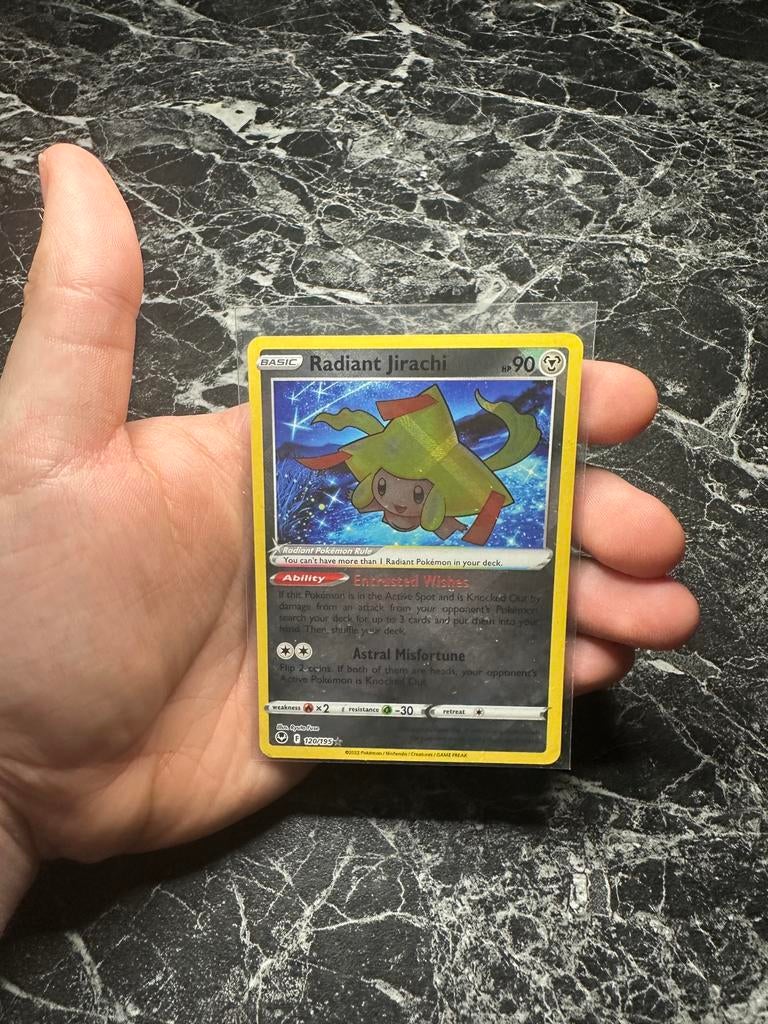 Radiant Jirachi 120, Ophalen of Verzenden, Nieuw, Losse kaart, Foil