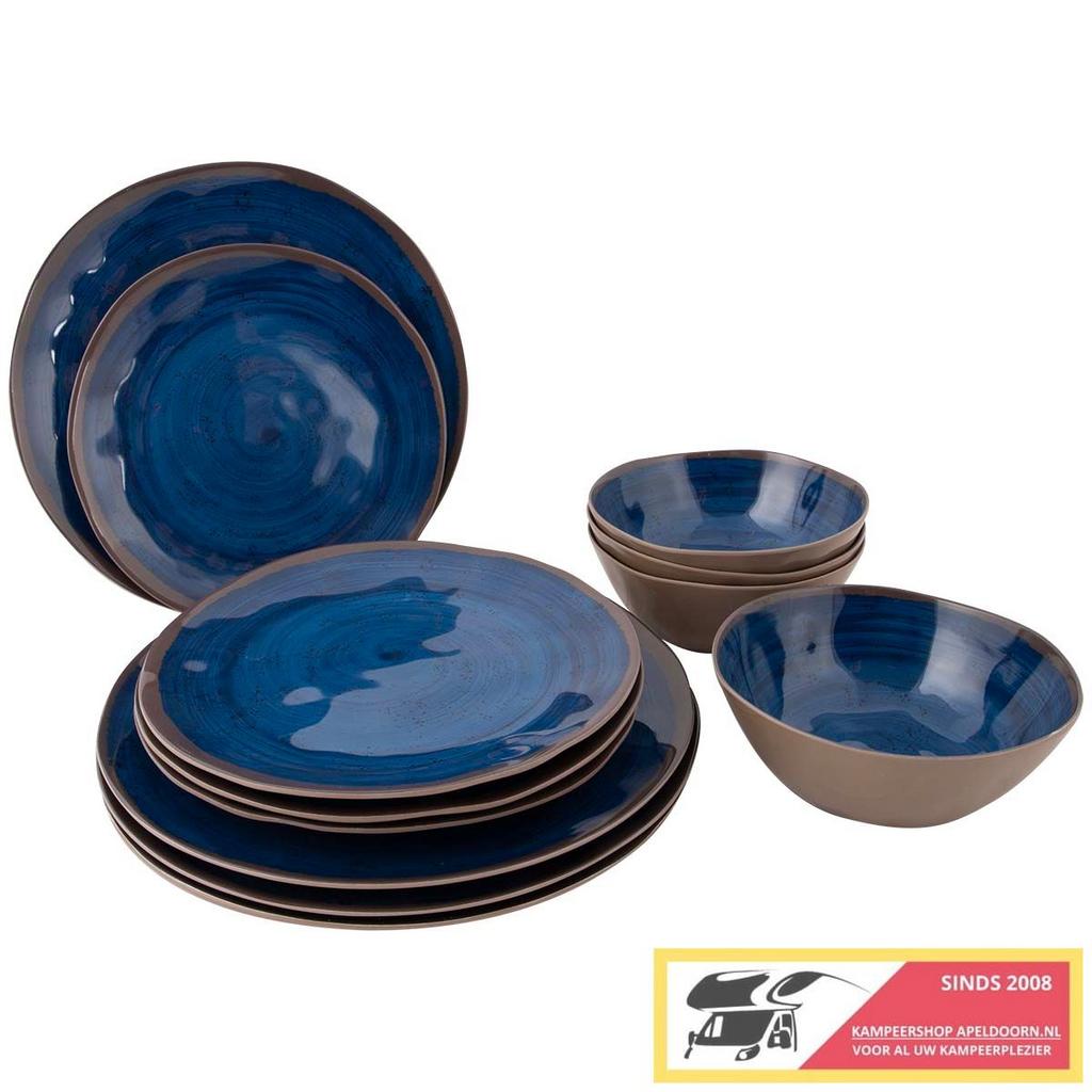 Bo-Camp servies halo Blauw, -, -, Nieuw, Ophalen of Verzenden