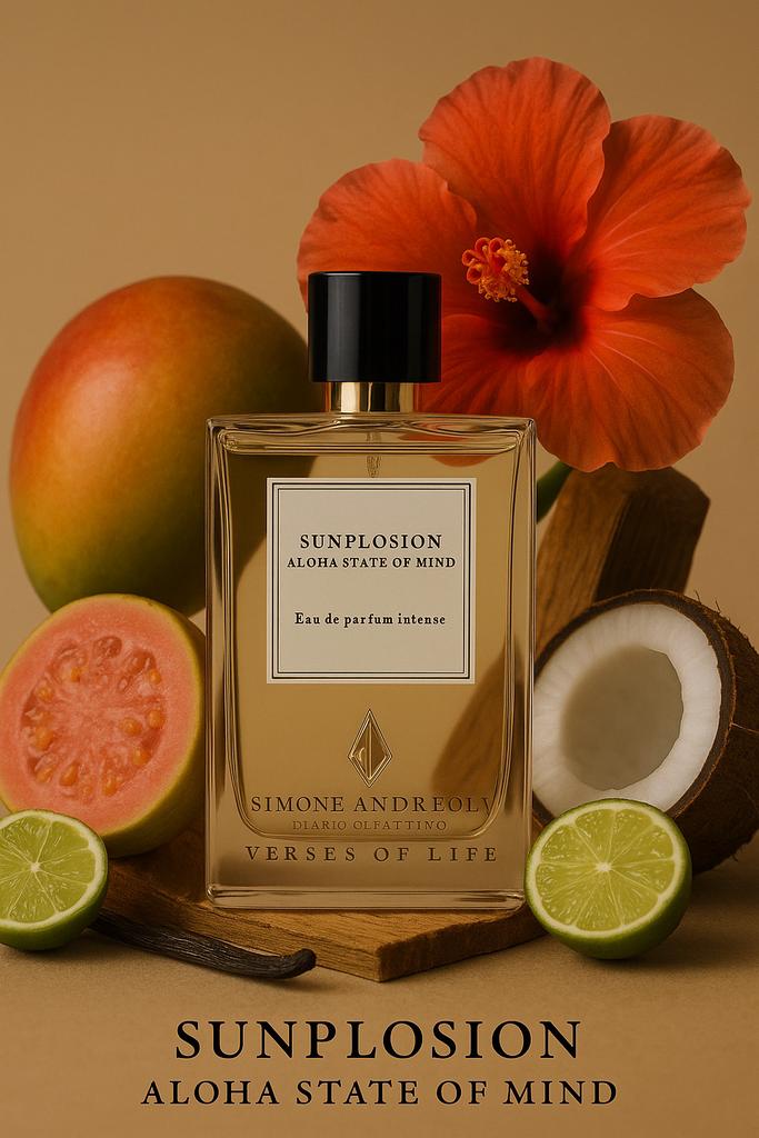 Simone Andreoli - Sunplosion decantje, Sieraden, Tassen en Uiterlijk, Uiterlijk | Parfum, Ophalen of Verzenden, Zo goed als nieuw