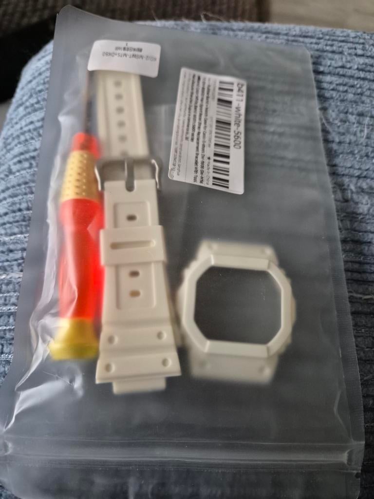 Casio G-Shock Horlogebandje plus kast cpl. Nieuw!, Ophalen of Verzenden, Nieuw, Zwart, IOS