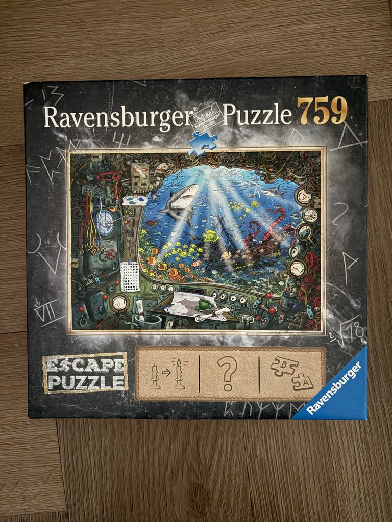 Ravensburger escape room puzzel, Ophalen of Verzenden, 500 t/m 1500 stukjes, Zo goed als nieuw