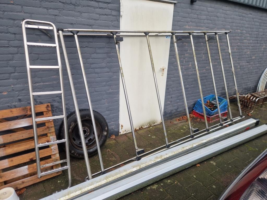 Ford Transit L2 Imperiaal RVS met Trap, Auto diversen, Dakdragers, Ophalen of Verzenden, Zo goed als nieuw