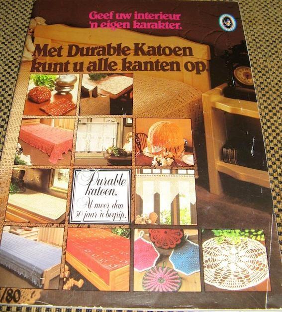 haken 2 x durable mooie patronen van vroeger (3/78 en 6/80), Hobby en Vrije tijd, Breien en Haken, Verzenden, Zo goed als nieuw