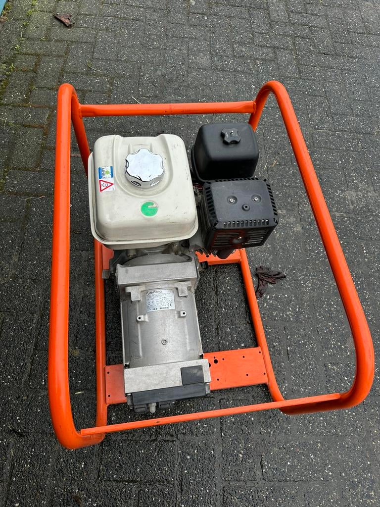 Aggregaat generator honda gx270 4,2 kva, Ophalen, Zo goed als nieuw, Minder dan 5 kVA, Benzine
