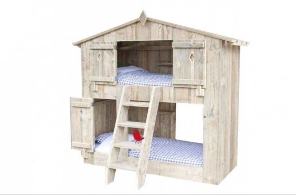 Boomhut Stapelbed - Avontuurlijk Slapen!, Ophalen, Gebruikt, 90 cm, Eenpersoons
