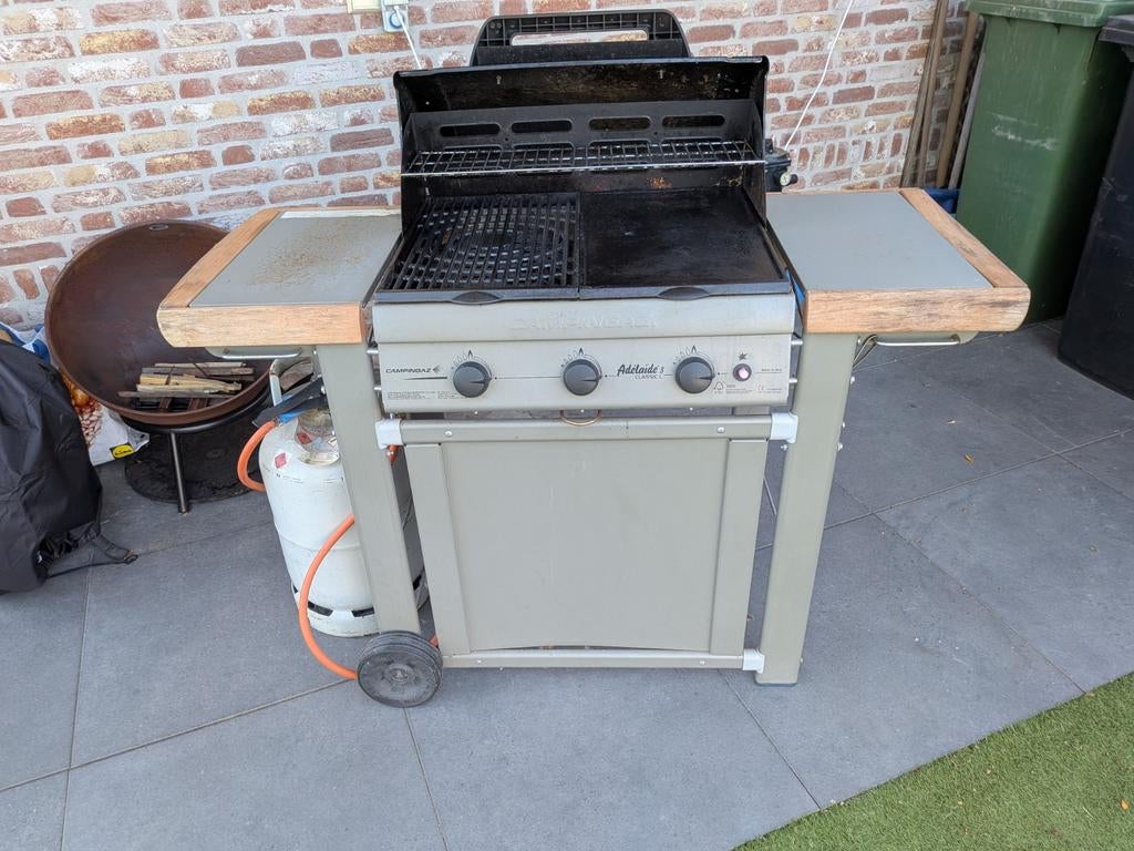 Campingaz BBQ 3 pits met gasfles, Ophalen, Gebruikt, Campingaz