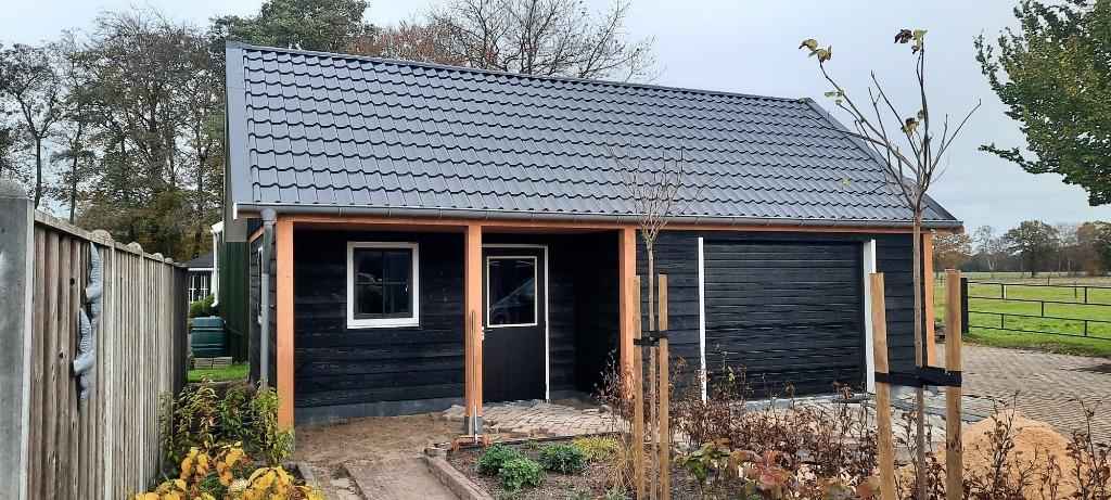 Houten schuur, douglas bouwpakket, op maat gemaakt, Doe-het-zelf en Verbouw, Overige Doe-het-zelf en Verbouw, Ophalen of Verzenden