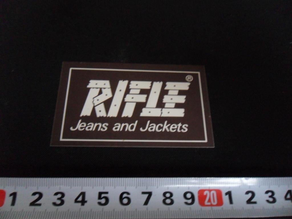 sticker RIFLE jeans and jackets, Ophalen, Zo goed als nieuw