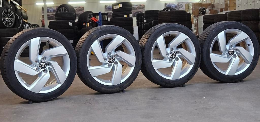 NETTE 17" Orig. Volkswagen Golf GTI Richmond velgen+Banden, Auto-onderdelen, Banden en Velgen, 18 inch, Gebruikt, Banden en Velgen