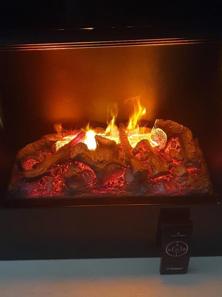 Dimplex Nissum wandhaard - elektrische waterdamp haard, Ophalen, Zo goed als nieuw, Inzethaard, Elektrische haard