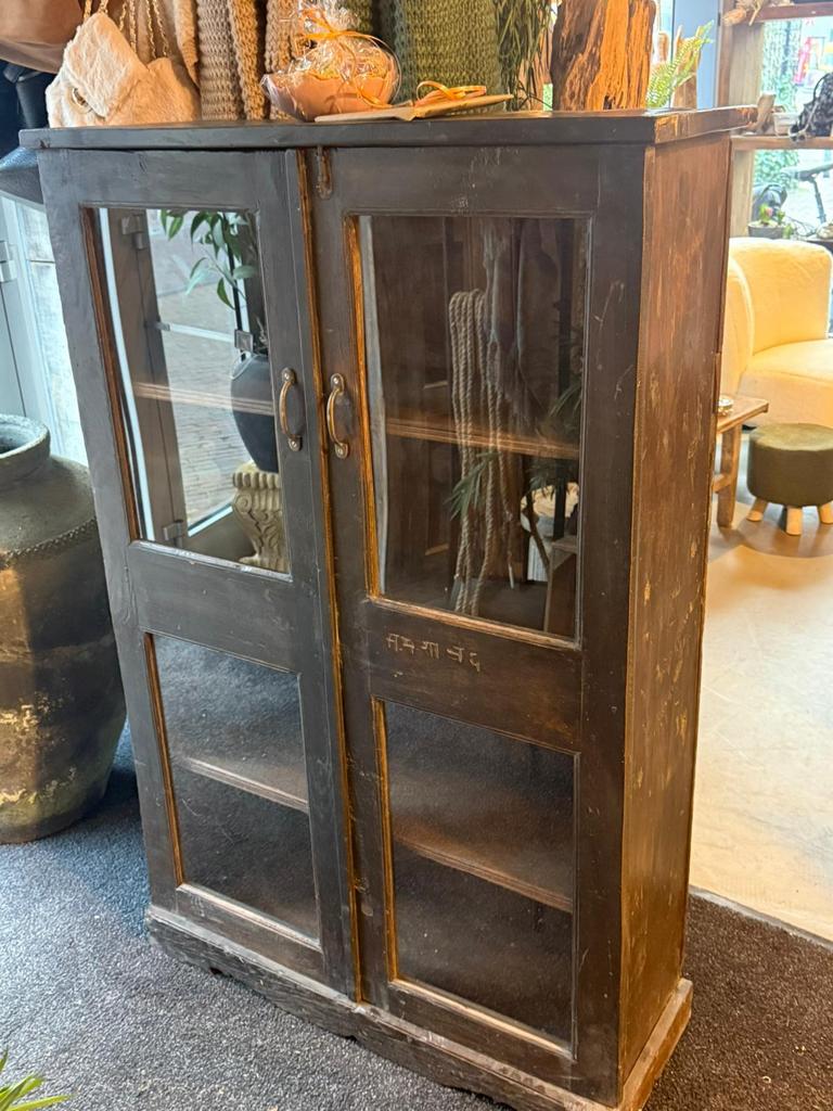 Vitrine kastje, Ophalen, 50 tot 100 cm, Minder dan 100 cm, 25 tot 50 cm