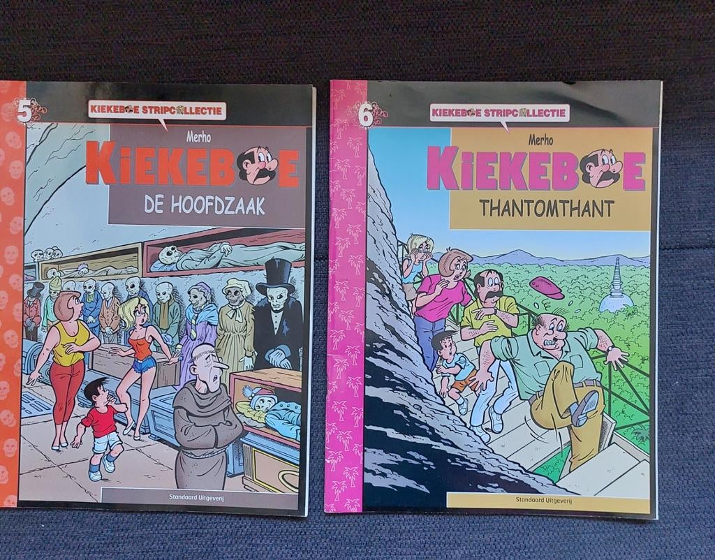 2 kiekeboe stripboeken no 5 en no 6, Meerdere stripboeken, Ophalen of Verzenden, Gelezen