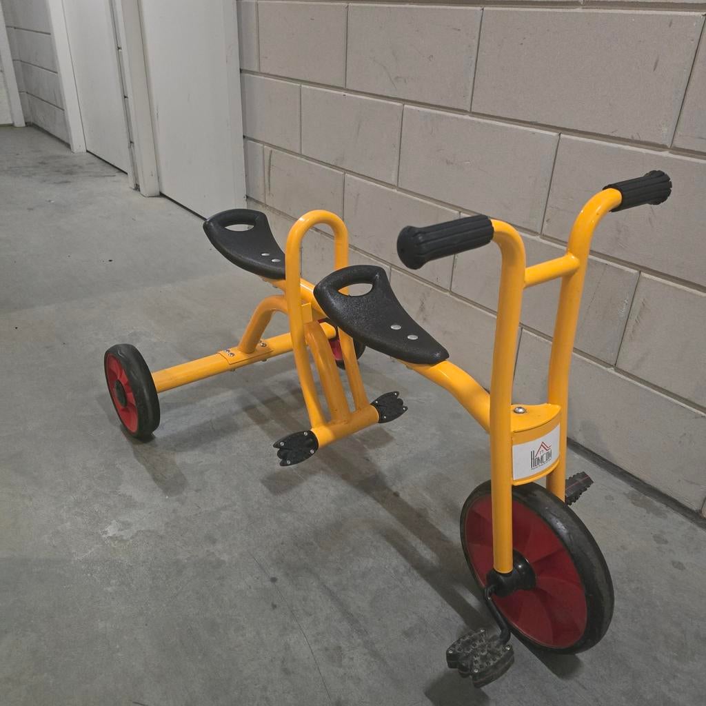 Kinderfiets met dubbele zitting, Ophalen of Verzenden, Gebruikt, Overige typen